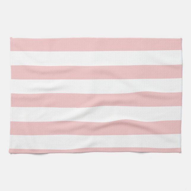 Pink-Babystreifen; Streifen Küchentuch (Horizontal)