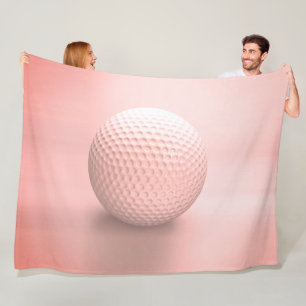 Pink Ball Ladys Golf Fleecedecke