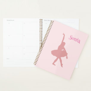 Pink Ballerina Ballerina Ballett Tanzschule Planer
