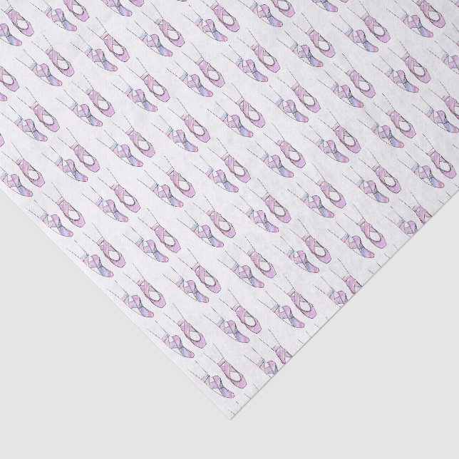 Pink Ballerina Ballet Seidenpapier (Ausschnitt)
