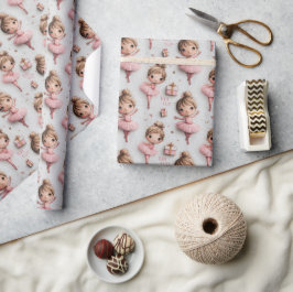 Pink Ballerina Dream with Tutus Geschenkpapier