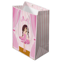 Pink Ballerina theme Birthday Party Gast Danke