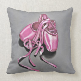 Pink Ballet Slippers Kissen