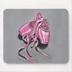 Pink Ballet Slippers Mousepad