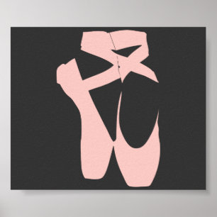 Pink Ballet Slippers Poster