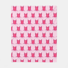 Pink Ballet Tutu Kostüm Ballerina Tanzlehrer Fleecedecke
