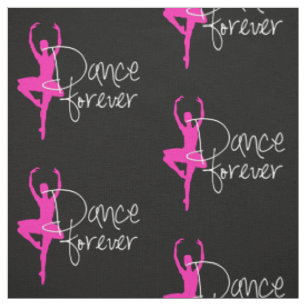 Pink-Ballett-Tänzer - Tanz für immer Stoff