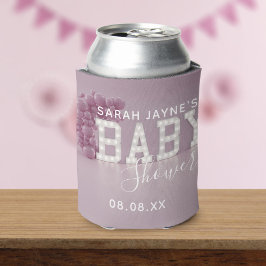 Pink Balloon Arch Baby Dusche Favor Can Cooler Dosenkühler