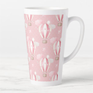 Pink Balloons Muster Milchtasse