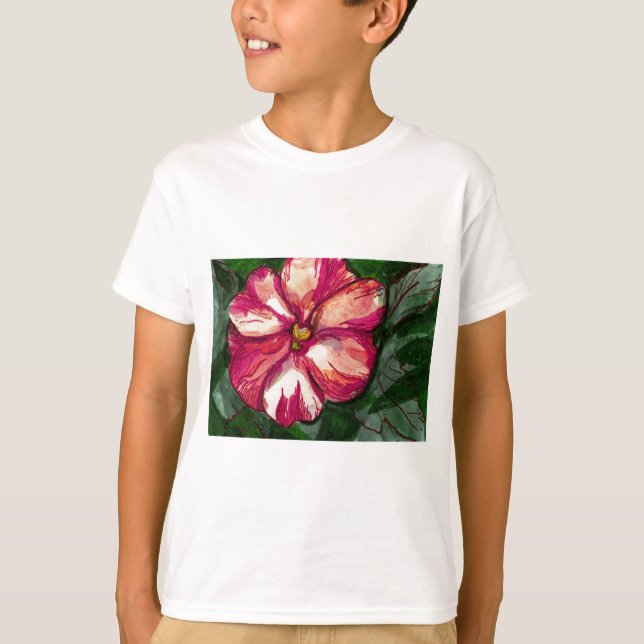 Pink Balsam Blume T-Shirt (Vorderseite)