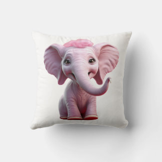 Pink Barbie Elephant Kissen