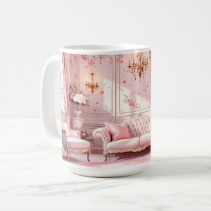 Pink Barock Kaffeetasse