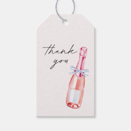 Pink Beach Junggeselinnen-Abschied Vielen Dank Geschenkanhänger