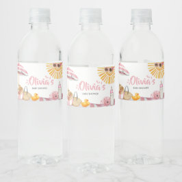 Pink Beach Summer Baby Dusche