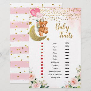 Pink Bearly Baby Tracks Games Dusche