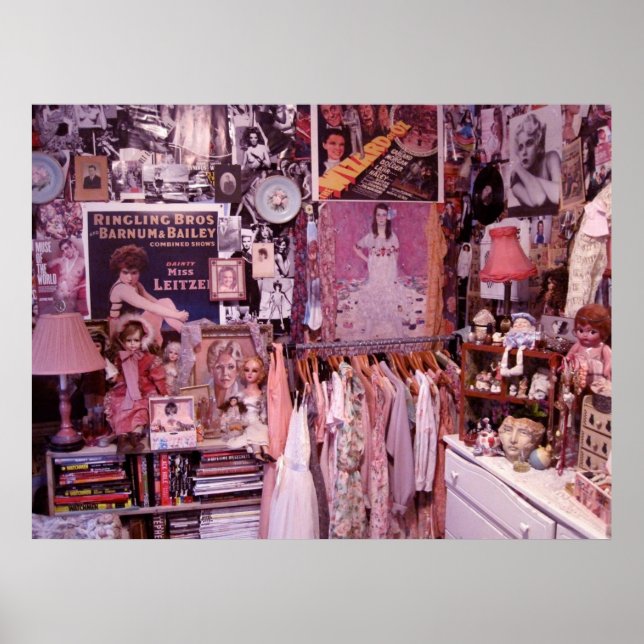 Pink Bedroom Clutter Poster (Vorne)