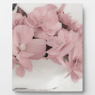 Pink Begonias Fotoplatte