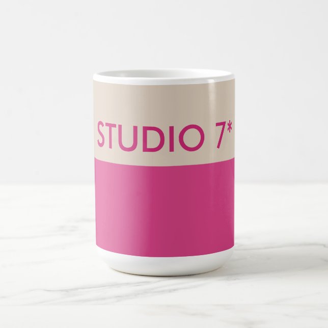 Pink Beige - Natürliche Serie Kaffeetasse (Mittel)