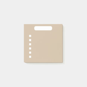 Pink-Beige-To-Do-List Post-it Klebezettel