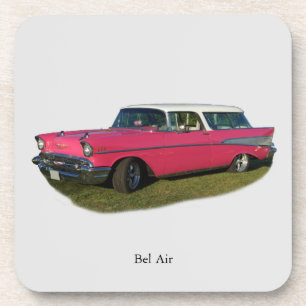 Pink Bel Air Set mit 6 Untersetzer