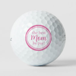 Pink Best Mama Par Mother Day Golf Balls Golfball