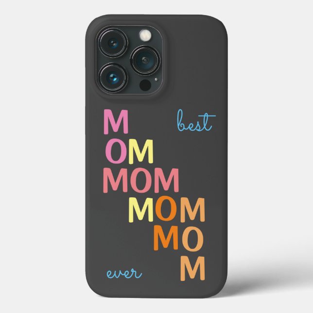 Pink Beste Mama je Case-Mate iPhone Hülle (Rückseite)