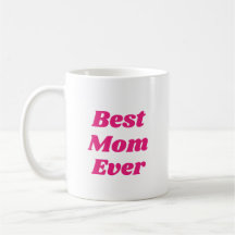 Pink Beste Mama je Kaffee Tasse