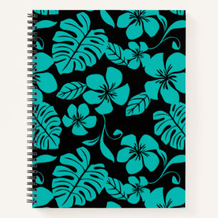 PINK BIKINI (BLACK/AQUAMARIN) SpiralNotebook Notizbuch