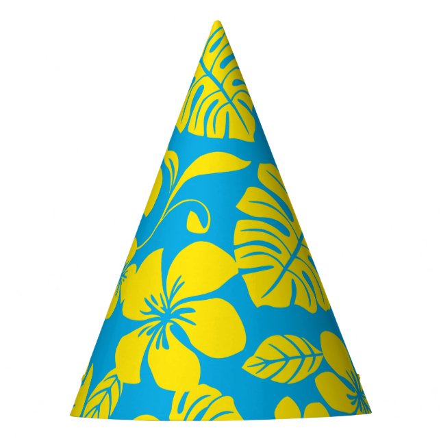PINK BIKINI (BLAU/GELBE) PARTY HAT PARTYHÜTCHEN (Vorderseite)