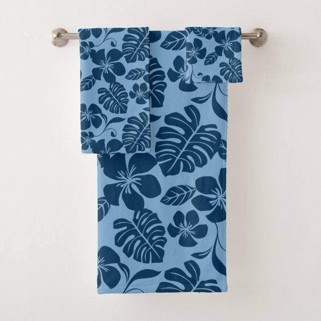 PINK BIKINI (BLUE x 2) BAD TOWEL SET (Insitu)