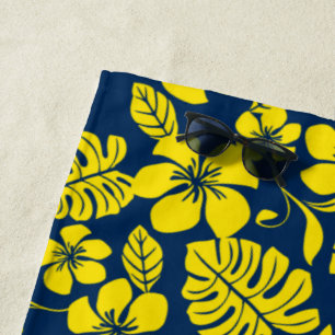 PINK BIKINI (NAVY/YELLOW) STRANDSTADT STRANDTUCH