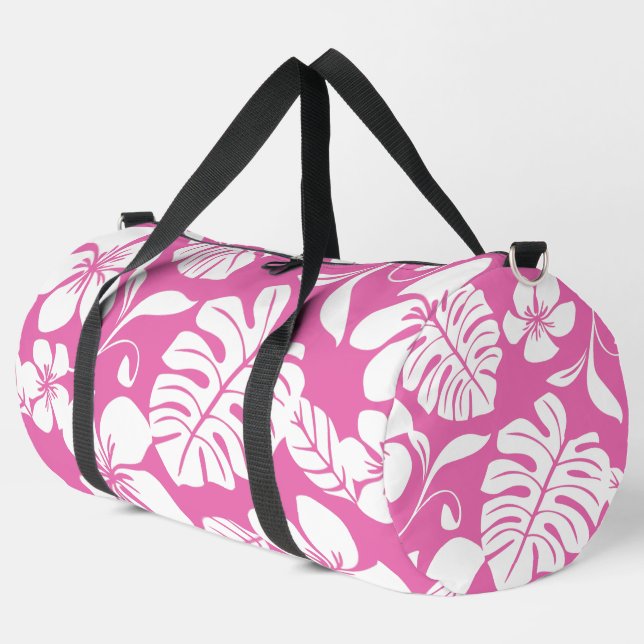 PINK BIKINI PATTER IN FLAMINGO PINK DUFFLE BAG (Linke Ecke)
