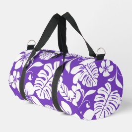 PINK BIKINI PATTER IN GRAPE DUFFLE BAG