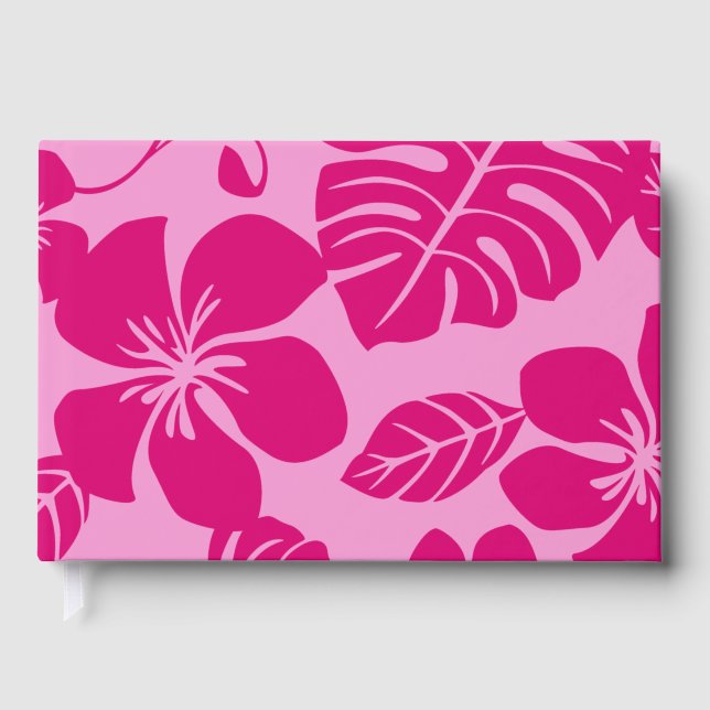 PINK BIKINI-PATTER IN PINK x 2 Gästebuch (Vorderseite)