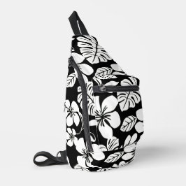 PINK BIKINI PATTER IN SCHWARZ CROSSBODY BAG