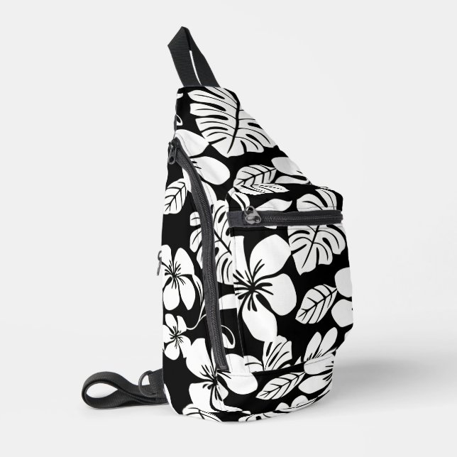 PINK BIKINI PATTER IN SCHWARZ CROSSBODY BAG (Linke Seite)