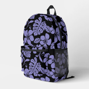 PINK BIKINI PATTER IN SCHWARZ/LAVENDER BEDRUCKTER RUCKSACK