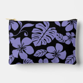 PINK BIKINI PATTER IN SCHWARZ/LAVENDER ZUBEHÖRTASCHE
