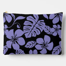PINK BIKINI PATTER IN SCHWARZ/LAVENDER ZUBEHÖRTASCHE