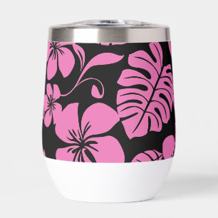 PINK BIKINI PATTER IN SCHWARZ/PINK