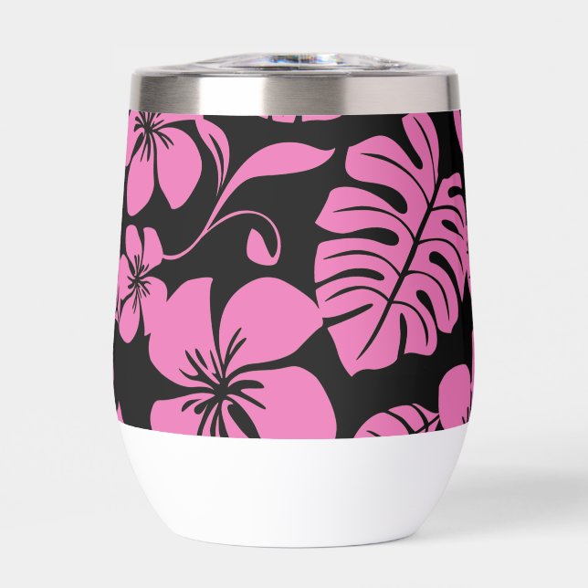 PINK BIKINI PATTER IN SCHWARZ/PINK (Vorderseite)