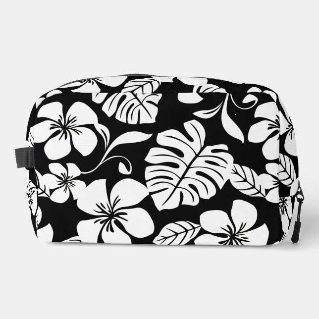 PINK BIKINI PATTER IN SCHWARZ WASCHBEUTEL (Vorderseite)