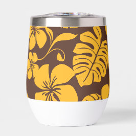 PINK BIKINI PATTERN IN BROWN/GOLD
