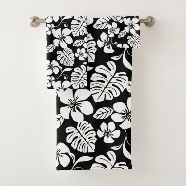 PINK BIKINI (SCHWARZ) BAD TOWEL SET (Insitu)