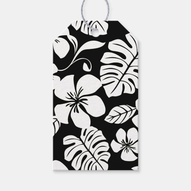 PINK BIKINI (SCHWARZ) GIFT TAGS GESCHENKANHÄNGER (Vorderseite)