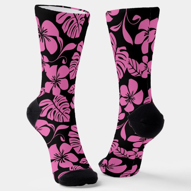 PINK BIKINI (SCHWARZ/PINK) SOCKEN (Gewinkelt)