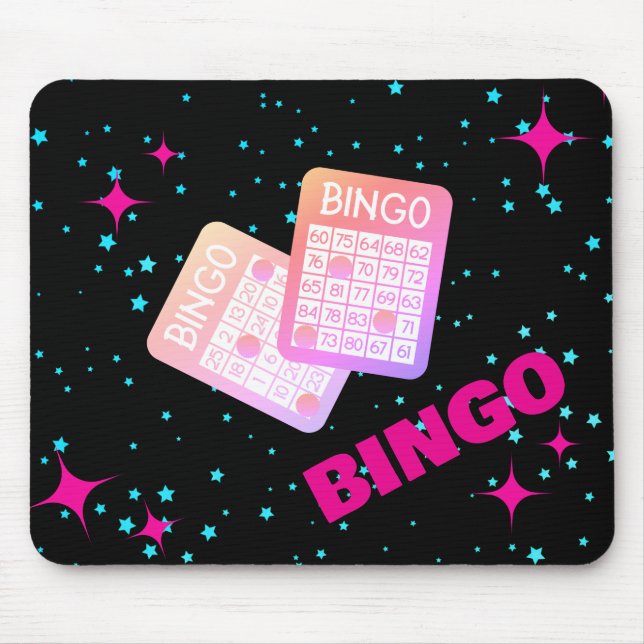 Pink Bingo Mouse Pad Mousepad (Vorne)