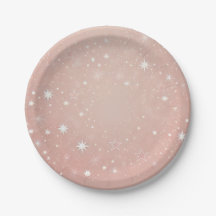 Pink Birthday Party Paper Plate | Benutzerdefinier
