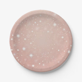 Pink Birthday Party Paper Plate | Benutzerdefinier Pappteller
