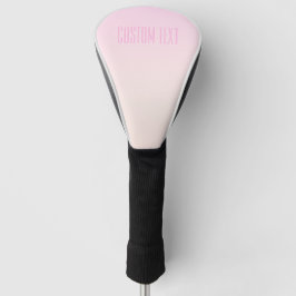 Pink bis Peach Sunset Ombre mit anpassbarem Text Golf Headcover
